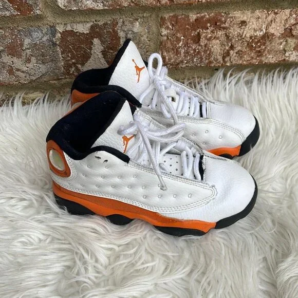 Nike 13s Orange And White Nike Kid's Air Jordan 13 Retro Starfish